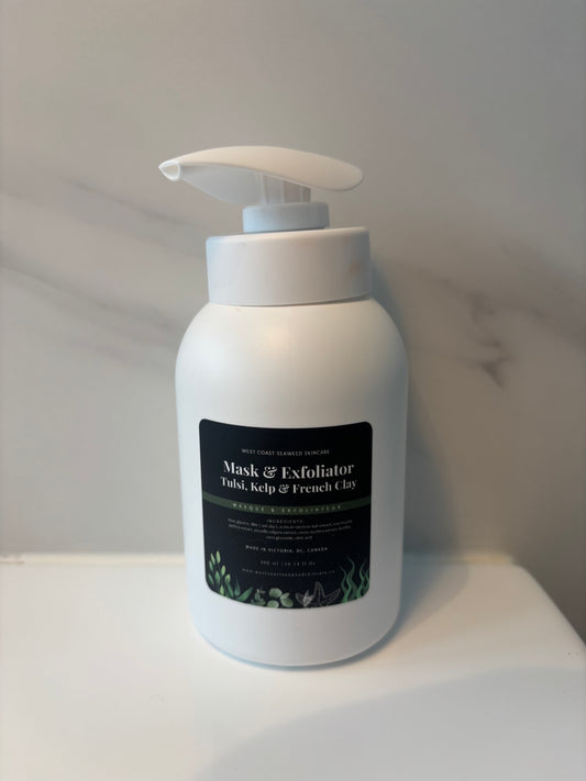 Mask & Exfoliator with French Clay, Tulsi & Self-heal 300 ml